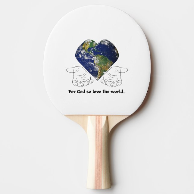 Pala De Ping Pong Gálibo de buenas noticias (Anverso)