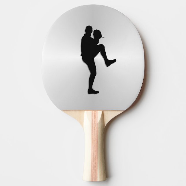 Pala De Ping Pong Ganador de béisbol Pitcher Windup (Anverso)