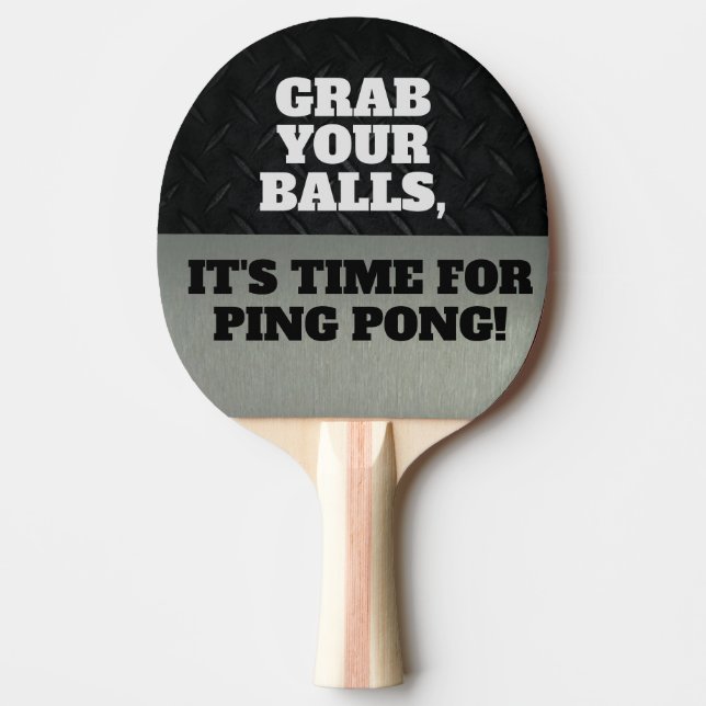 Pala De Ping Pong Gancho agarrador divertido su cita fresca del (Anverso)