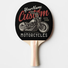 Pala De Ping Pong Garaje para motociclistas Rebel Cruiser Personaliz