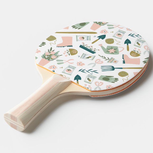 Pala De Ping Pong Garden Time Ping Pong Paddle (Ángulo trasero)