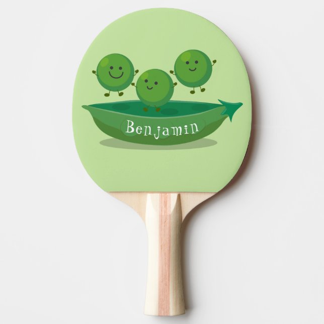 Pala De Ping Pong Garzas saltantes en ilustracion de personalizado d (Anverso)