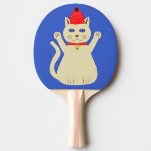 Pala De Ping Pong Gato de Navidades de corte