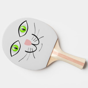 Pala De Ping Pong Gato-Face Ping Pong Paddle