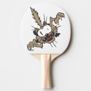 Pala De Ping Pong Gato loco salvaje
