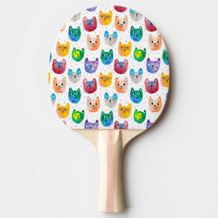 Pala De Ping Pong Gatos acuarelas y amigos