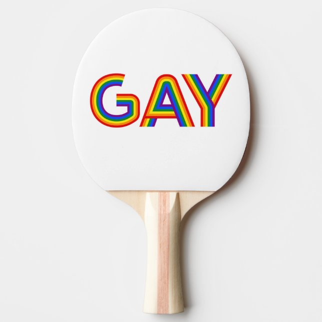 PALA DE PING PONG GAY (Anverso)