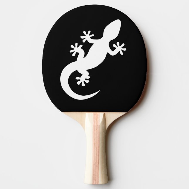 Pala De Ping Pong Gecko noir et blanc (Reverso)