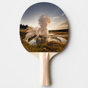 Pala De Ping Pong Géiser de la repisa, lavabo del géiser de Norris