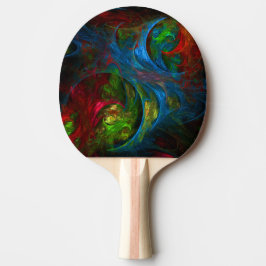 Pala De Ping Pong Génesis Arte abstracto azul
