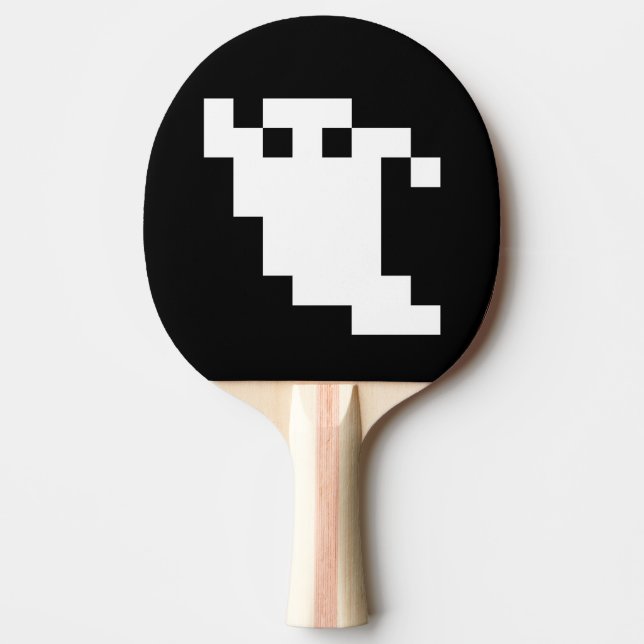 Pala De Ping Pong Ghost de 8 bits de píxeles (Anverso)