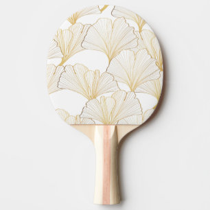 Pala De Ping Pong Ginkgo Gold: Lujoso acuerdo de hojas
