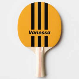 Pala De Ping Pong Girasol Retro Buzz Tres Rayas con Nombre