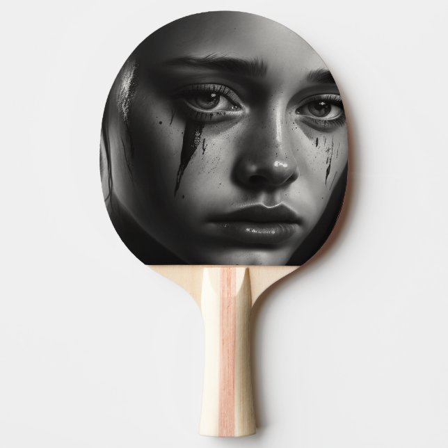Pala De Ping Pong Girl with tears (Anverso)
