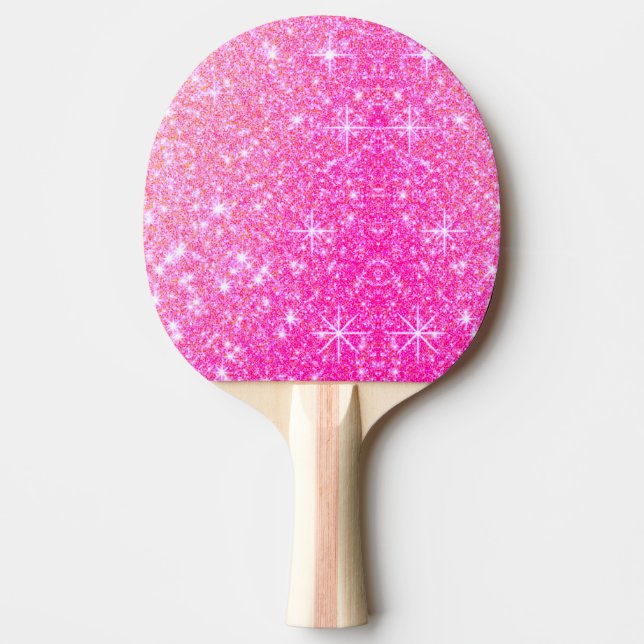 Pala De Ping Pong Girly Pink Sparkle (Anverso)