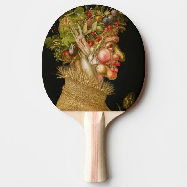 Pala De Ping Pong Giuseppe Arcimboldo - Verano (Anverso)