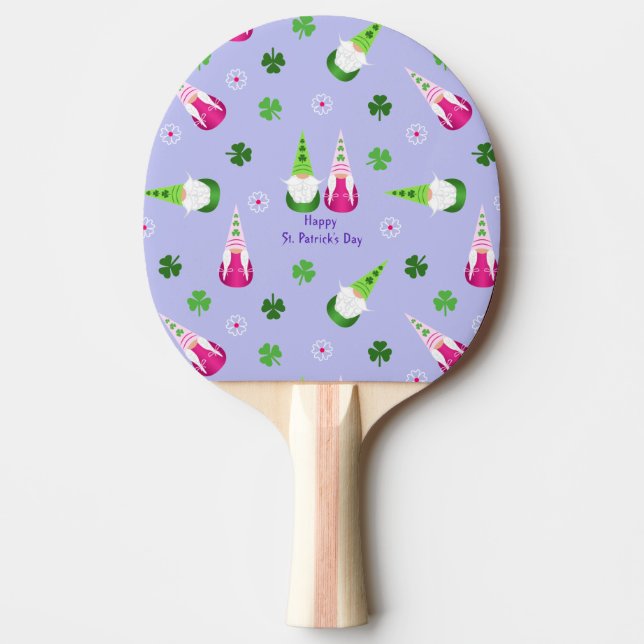 Pala De Ping Pong Gnome Toss St. Patrick's Day (Anverso)
