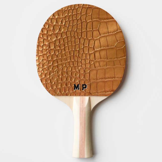 Pala De Ping Pong Gold leather texture luxury meeting planner (Anverso)