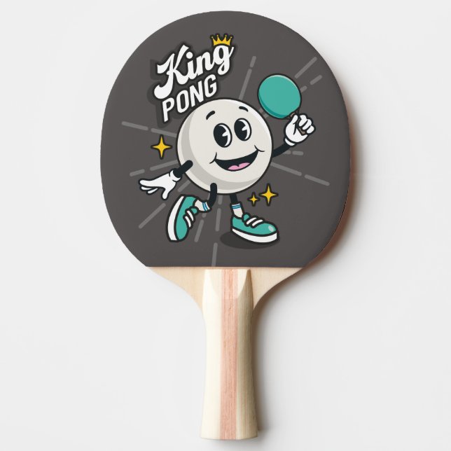 Pala De Ping Pong Golpeón de tenis de mesa de King Pong (Anverso)
