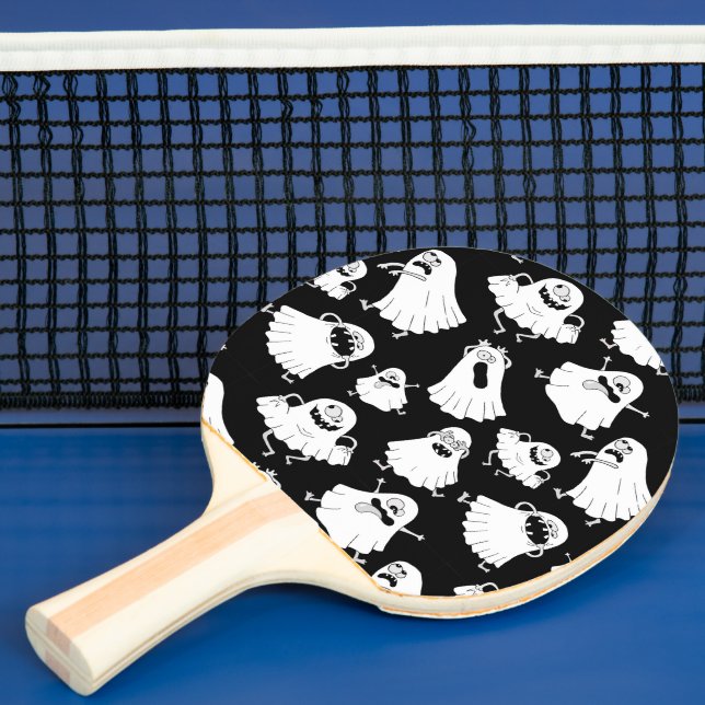 Pala De Ping Pong Goofy Ghosts Ping Pong Paddle (in situ)