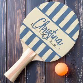 Pala De Ping Pong Gorra con Estandarte de Rayas de Caramelo de media