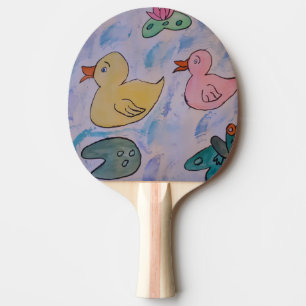 Pala De Ping Pong Gotas de lluvia en los Ducklings