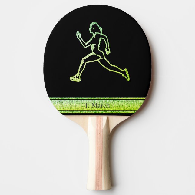Pala De Ping Pong Grace in Motion: La silueta de la velocidad (Anverso)