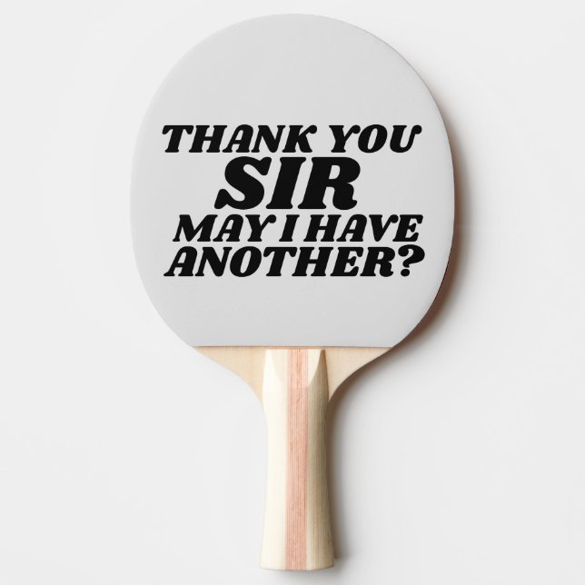 PALA DE PING PONG GRACIAS SEÑOR, ¿PUEDO TENER OTRO? PING PONG PADDLE (Anverso)