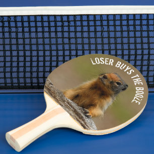 Pala De Ping Pong Graciosa Ardilla Subterránea Colombina De Saucy