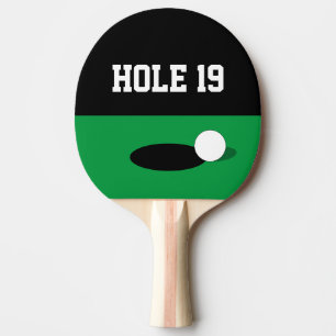 Pala De Ping Pong Gracioso hoyo 19 mesa de golf ping pong paddle