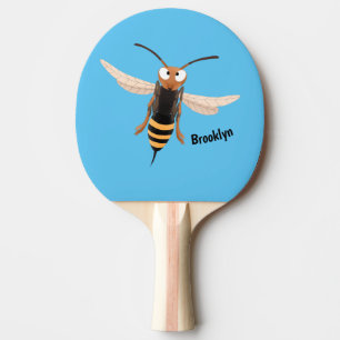 Pala De Ping Pong Gracioso ilustracion personalizado de avispas de a