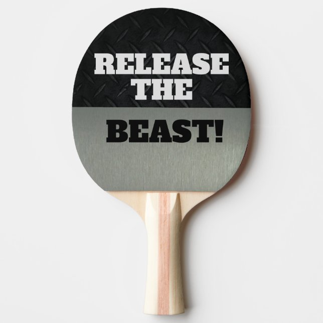 Pala De Ping Pong Gracioso Lanzamiento De La Bebida Guay Ping Pong C (Anverso)