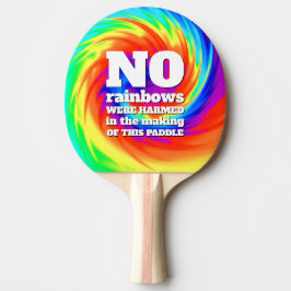 Pala De Ping Pong Gracioso TieDye No Se Herieron Lluvias...