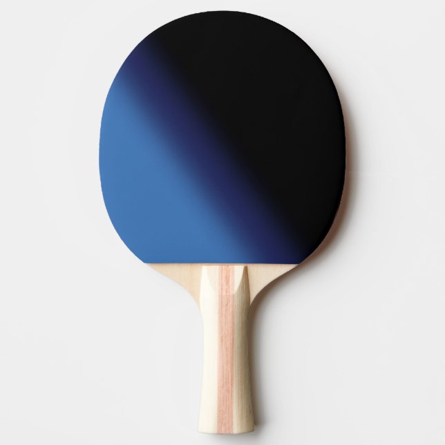 Pala De Ping Pong Gradiente azul y negro (Anverso)