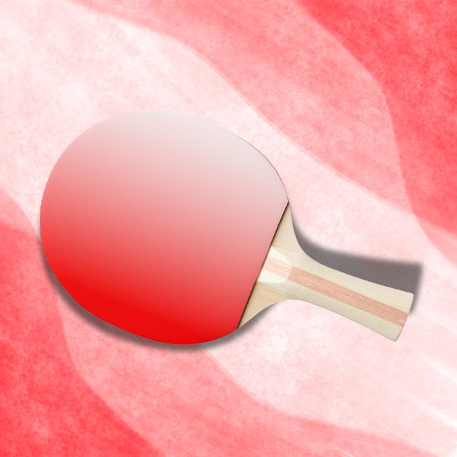 Pala De Ping Pong Gradiente rojo y blanco | (Subido por el creador)