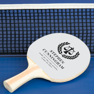 Pala De Ping Pong Graduación personalizada en la Facultad de Derecho
