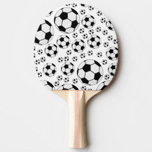 Pala De Ping Pong Gráfico clásico de balón de fútbol para fanáticos