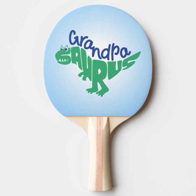 Pala De Ping Pong Gráfico del abuelo Saurus (Anverso)