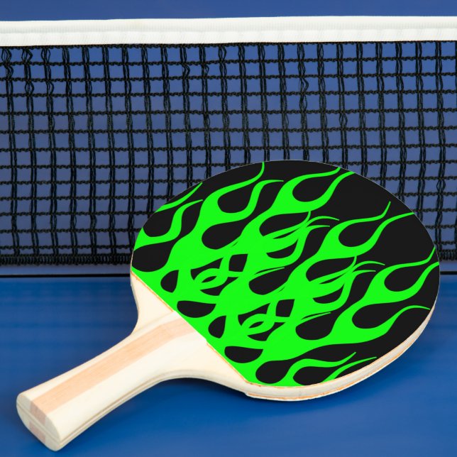 Pala De Ping Pong Gráficos de Llama Verde (in situ)
