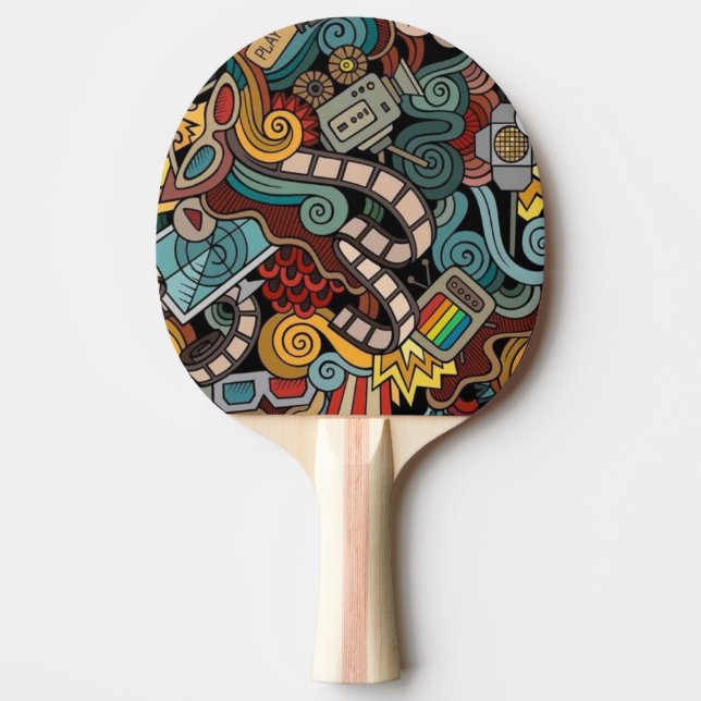Pala De Ping Pong Grafiti de películas de cine de Guay (Anverso)