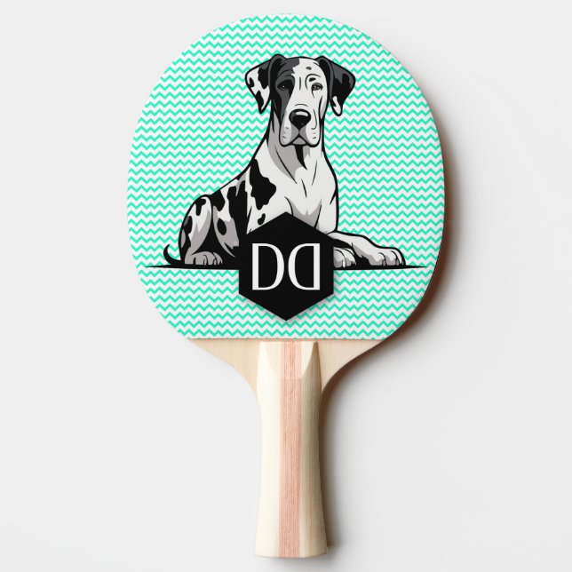 Pala De Ping Pong Gran Danés Identidad DD (Reverso)