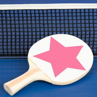 Pala De Ping Pong Gran estrella rosa caliente