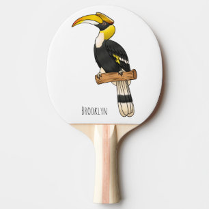Pala De Ping Pong Gran ilustracion de personalizado de aves de balle