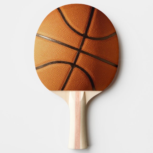 Pala De Ping Pong Gran Naranja de baloncesto. (Anverso)