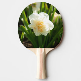 Pala De Ping Pong Grandes narcisos blancos en un día de primavera 