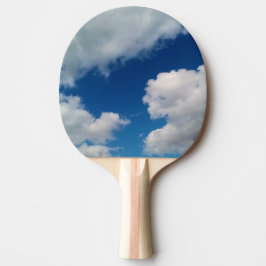 Pala De Ping Pong Grandes parches de nube blanca