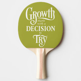 Pala De Ping Pong Green Ping Pong Paddle - El crecimiento empieza