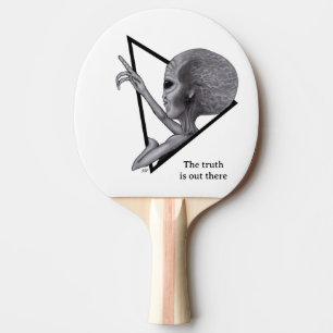 Pala De Ping Pong Grey Alien, la verdad está ahí fuera