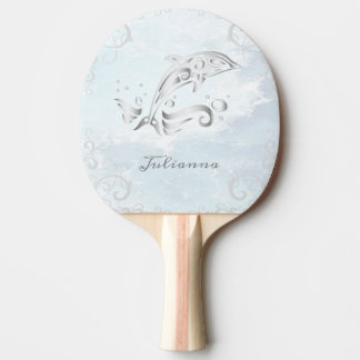 Pala De Ping Pong Gris Dolphin Personalizado Ping Pong Paddle