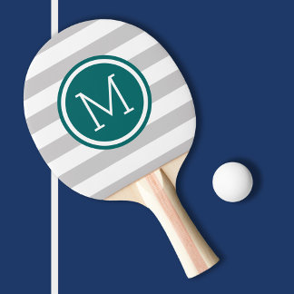 Pala De Ping Pong Gris y oscuro Verde azulado de las bandas de adorm